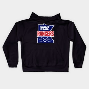 Defunct St. Paul Rangers Hockey Kids Hoodie